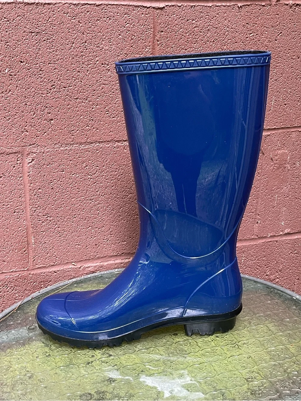 UGG Sienna Blue Tall Rain Boots Size 9
